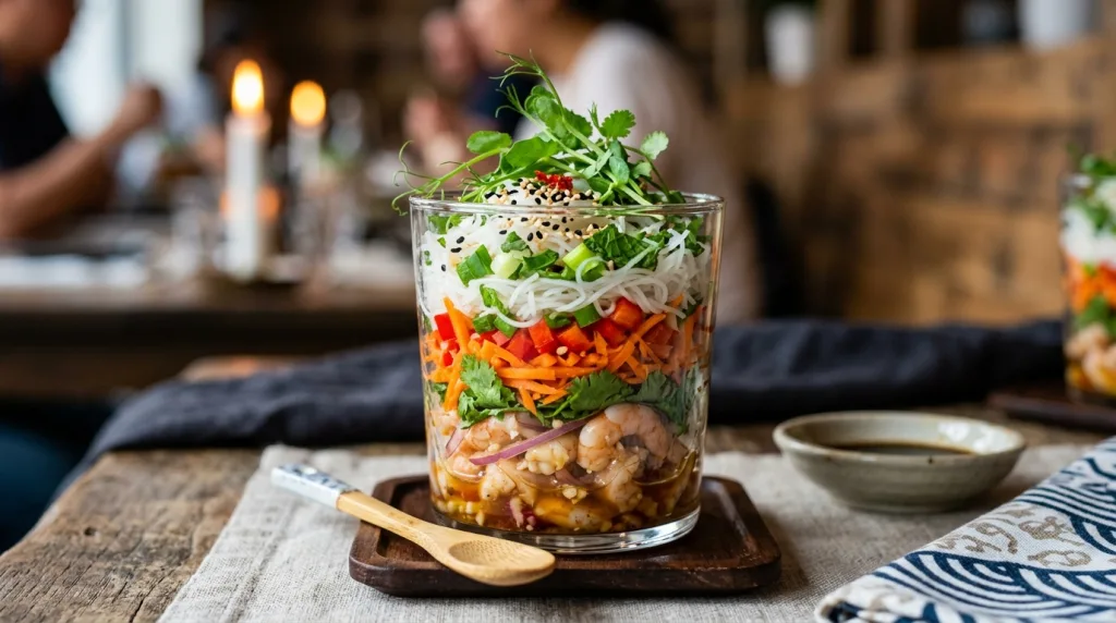 découvrez une recette facile et raffinée de verrine apéro asiatique, idéale pour surprendre vos invités avec des saveurs exotiques et élégantes.